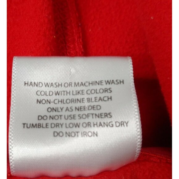 Ohio State Buckeyes Women's S Sweatshirt Hooded Red J2Sport Polyester Pullover - Picture 6 of 6